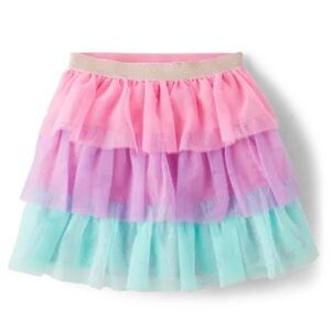 Gymboree Colorblock Tiered Tutu Skirt